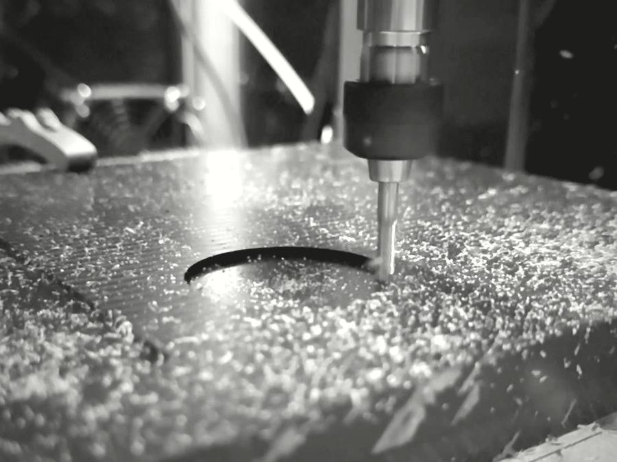 CNC milling a prototype fixture in-house